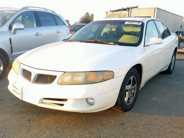 1G2HX54K124178748 - 2002 PONTIAC BONNEVILLE WHITE photo 2