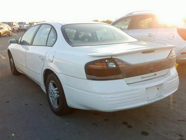 1G2HX54K124178748 - 2002 PONTIAC BONNEVILLE WHITE photo 3