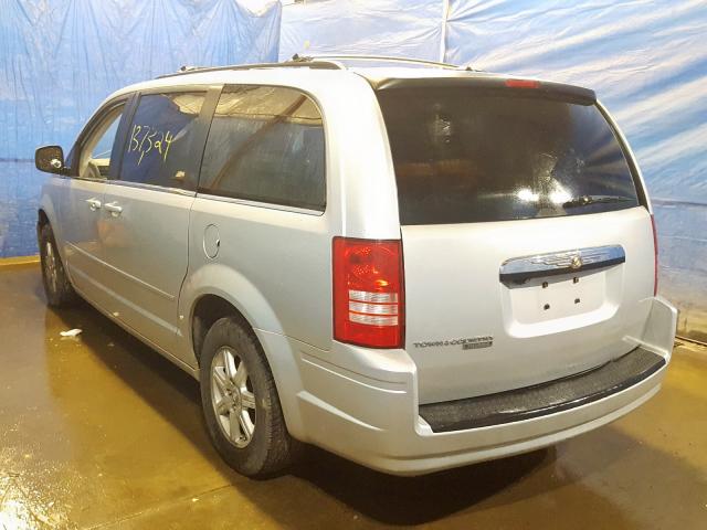 2A8HR54P48R682730 - 2008 CHRYSLER TOWN & COU SILVER photo 3