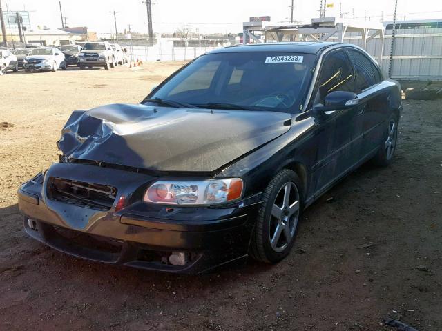 YV1RH527672639841 - 2007 VOLVO S60 R BLACK photo 2