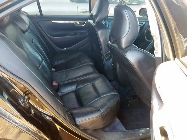 YV1RH527672639841 - 2007 VOLVO S60 R BLACK photo 6