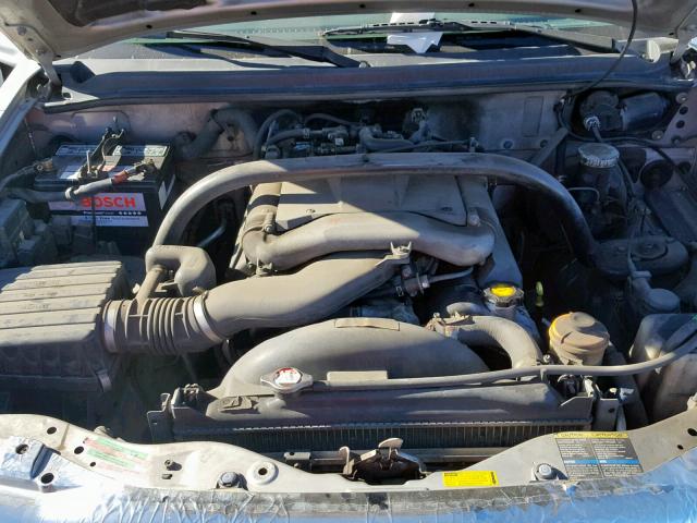 2CNBE634026909518 - 2002 CHEVROLET TRACKER LT SILVER photo 7