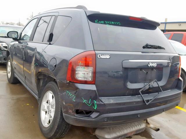 1C4NJCBA1ED559289 - 2014 JEEP COMPASS SP შავი ფოტო 3