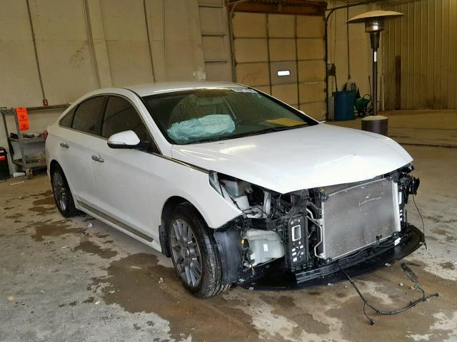 5NPE34AF1FH134888 - 2015 HYUNDAI SONATA SPO WHITE photo 2