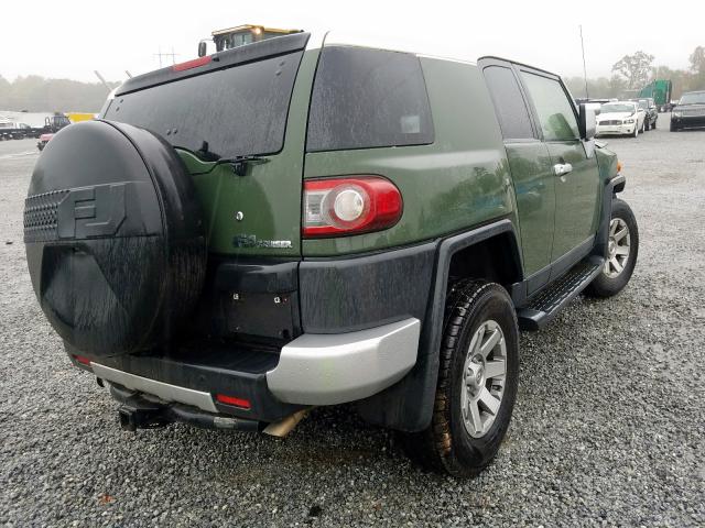 JTEBU4BF0EK204133 - 2014 TOYOTA FJ CRUISER GREEN photo 4