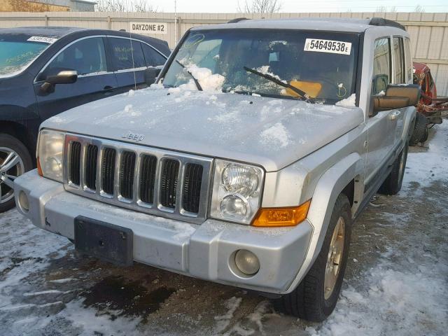 1J8HG48P87C637470 - 2007 JEEP COMMANDER 银色 照片 2