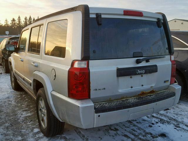 1J8HG48P87C637470 - 2007 JEEP COMMANDER 银色 照片 3