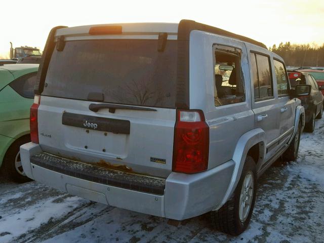 1J8HG48P87C637470 - 2007 JEEP COMMANDER 银色 照片 4