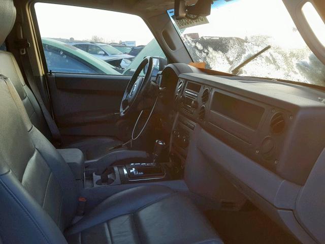 1J8HG48P87C637470 - 2007 JEEP COMMANDER 银色 照片 5