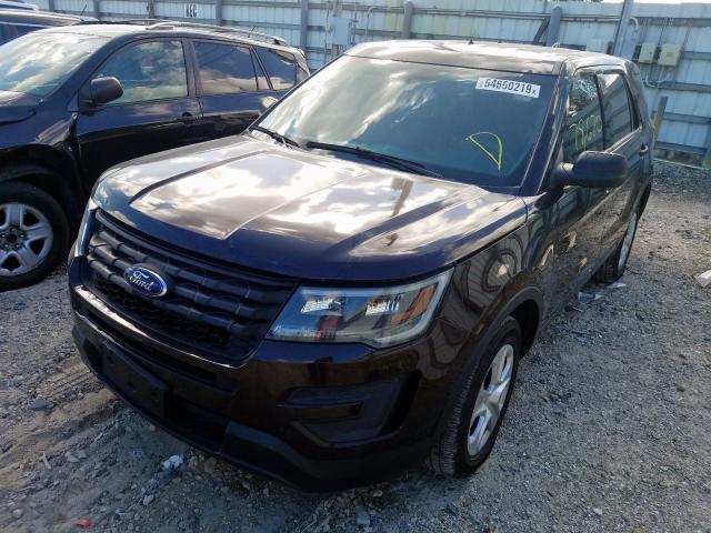 1FM5K8AR1GGA27961 - 2016 FORD EXPLORER P BROWN photo 2