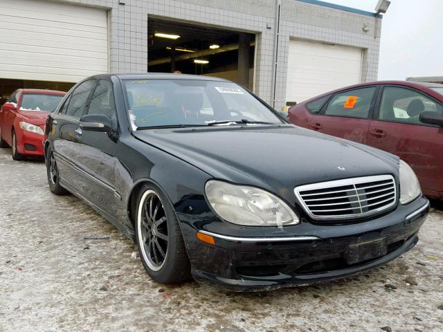 WDBNG78J81A150195 - 2001 MERCEDES-BENZ S 600 BLACK photo 1