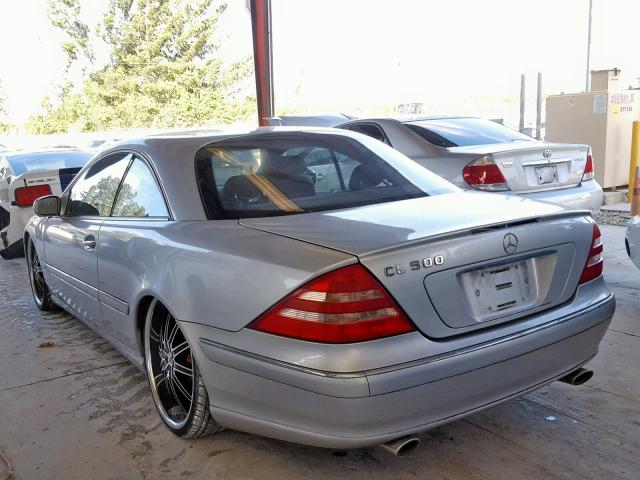 WDBPJ75J71A014039 - 2001 MERCEDES-BENZ CL 500 SILVER photo 3