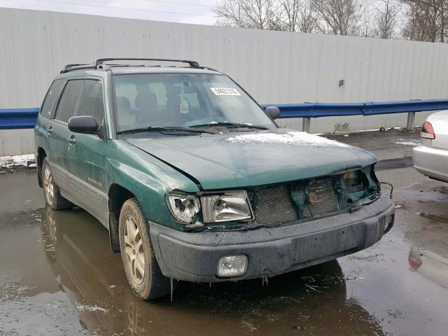 JF1SF63521H723424 - 2001 SUBARU FORESTER L GREEN photo 1