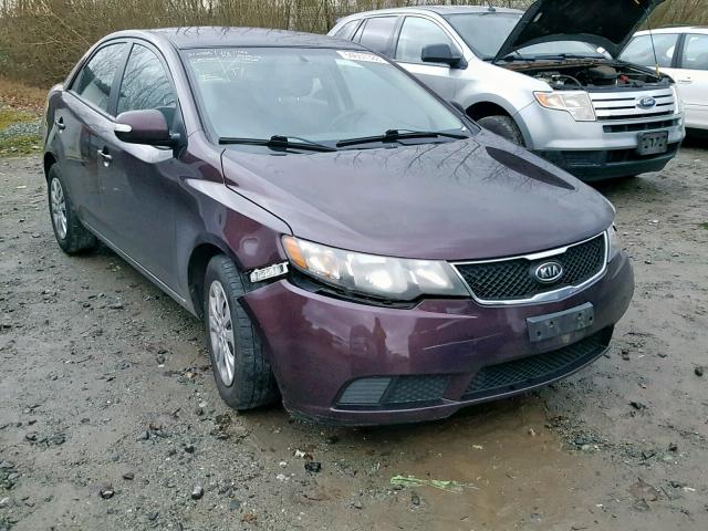 KNAFU4A20A5116905 - 2010 KIA FORTE EX RED photo 1