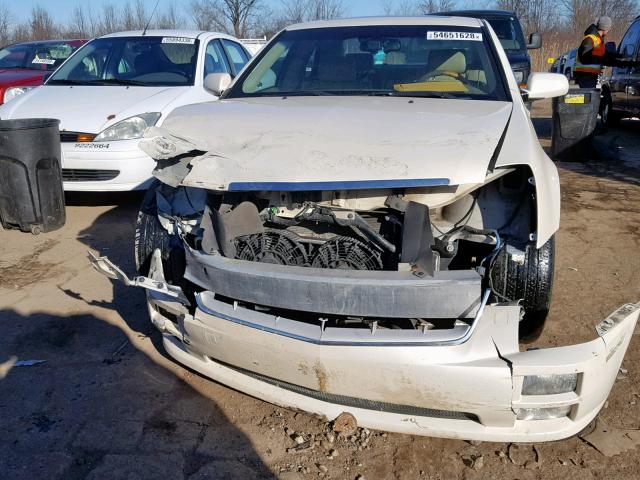 1G6DC67A350227073 - 2005 CADILLAC STS WHITE photo 10