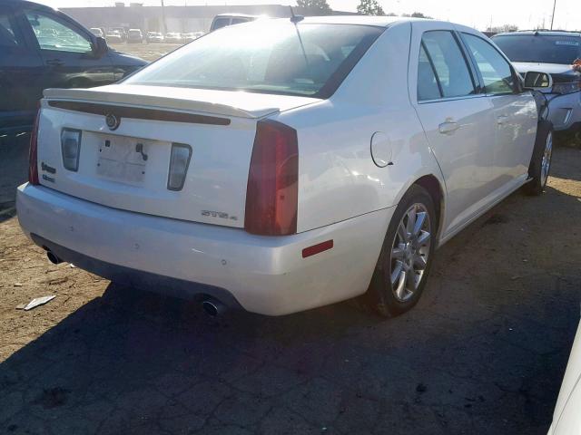 1G6DC67A350227073 - 2005 CADILLAC STS WHITE photo 4