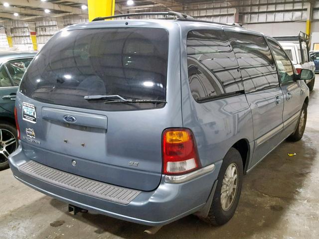 2FMZA5243XBB57463 - 1999 FORD WINDSTAR S BLUE photo 4