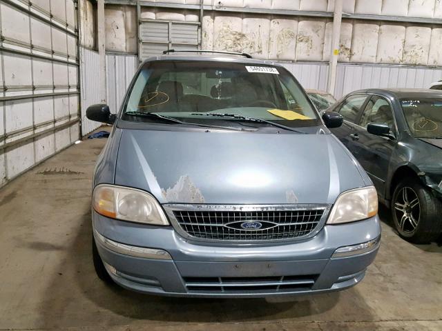 2FMZA5243XBB57463 - 1999 FORD WINDSTAR S BLUE photo 9