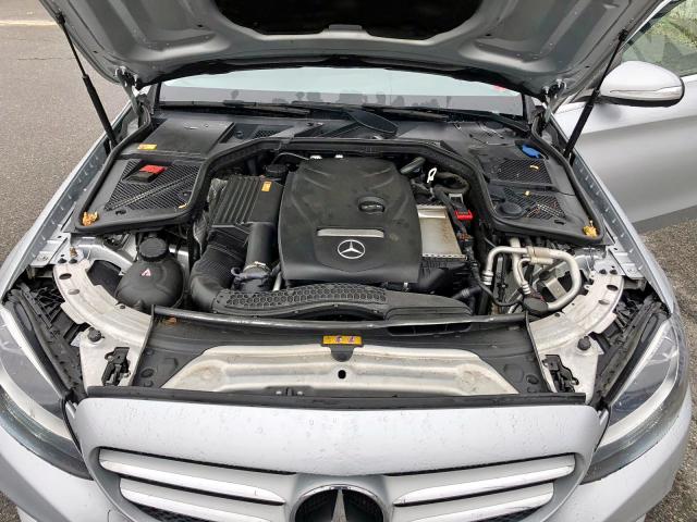 55SWF4KB8FU012789 - 2015 MERCEDES-BENZ C 300 4MAT SILVER photo 10