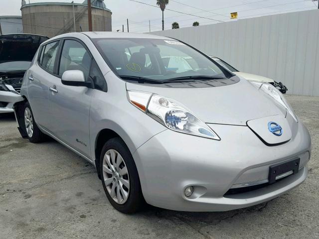 1N4AZ0CP6DC413652 - 2013 NISSAN LEAF S SILVER photo 1