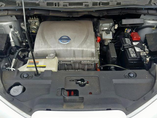 1N4AZ0CP6DC413652 - 2013 NISSAN LEAF S SILVER photo 7