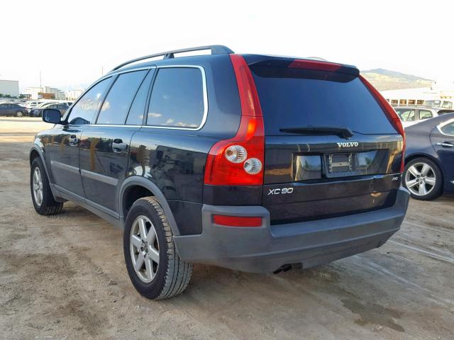 YV1CZ592551216359 - 2005 VOLVO XC90 BLACK photo 3