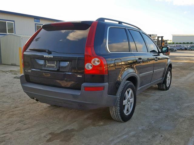 YV1CZ592551216359 - 2005 VOLVO XC90 BLACK photo 4