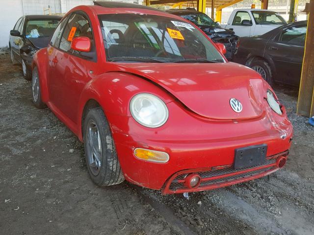 3VWDD21C0YM465586 - 2000 VOLKSWAGEN NEW BEETLE 红色 照片 1