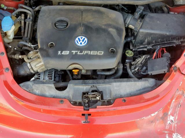 3VWDD21C0YM465586 - 2000 VOLKSWAGEN NEW BEETLE 红色 照片 7