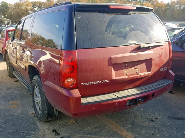 1GKFK16387R205524 - 2007 GMC YUKON XL K MAROON photo 3