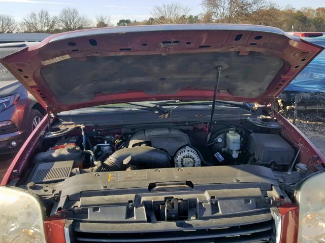 1GKFK16387R205524 - 2007 GMC YUKON XL K MAROON photo 7