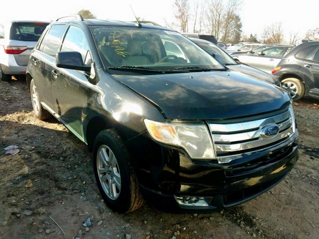 2FMDK38C38BB17976 - 2008 FORD EDGE SEL BLACK photo 1