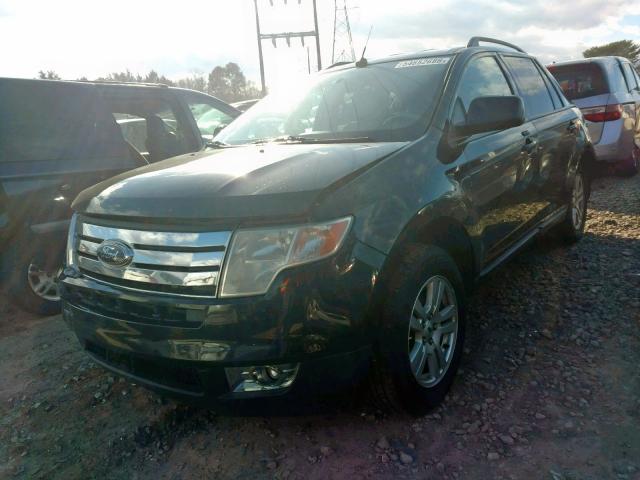 2FMDK38C38BB17976 - 2008 FORD EDGE SEL BLACK photo 2