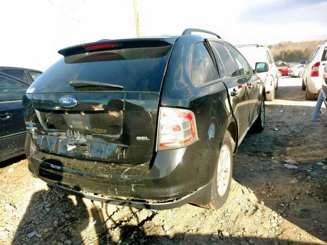 2FMDK38C38BB17976 - 2008 FORD EDGE SEL BLACK photo 4