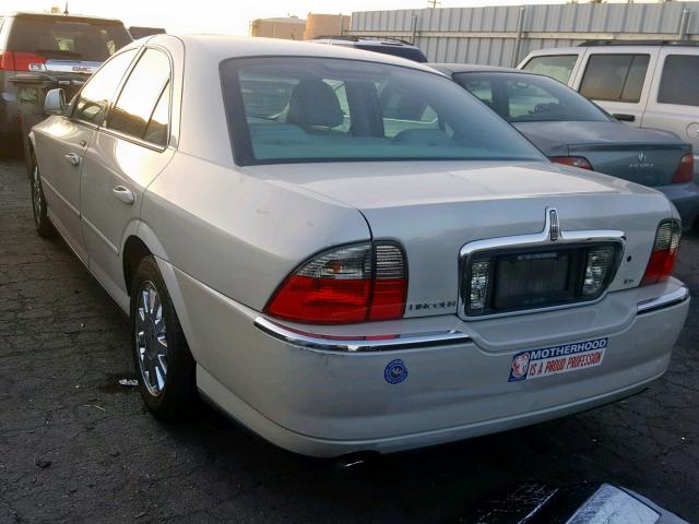 1LNHM86S44Y603051 - 2004 LINCOLN LS WHITE photo 3