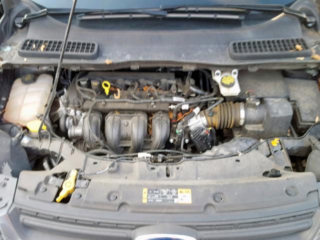 1FMCU0F72GUB60384 - 2016 FORD ESCAPE S GRAY photo 7