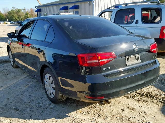 3VW2K7AJ4FM328642 - 2015 VOLKSWAGEN JETTA BASE 黑色 照片 3
