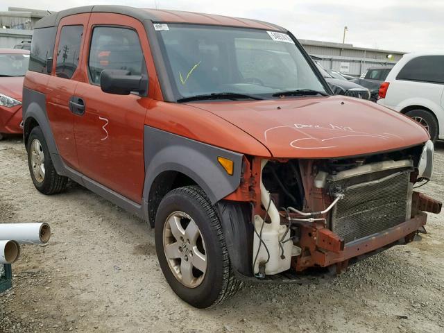 5J6YH28573L027975 - 2003 HONDA ELEMENT EX ORANGE photo 1