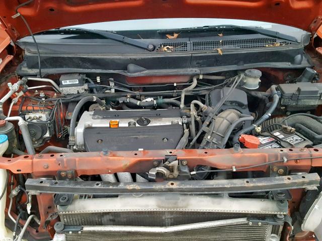 5J6YH28573L027975 - 2003 HONDA ELEMENT EX ORANGE photo 7