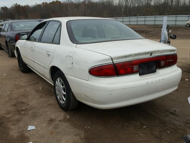 2G4WS52J631274444 - 2003 BUICK CENTURY CU WHITE photo 3