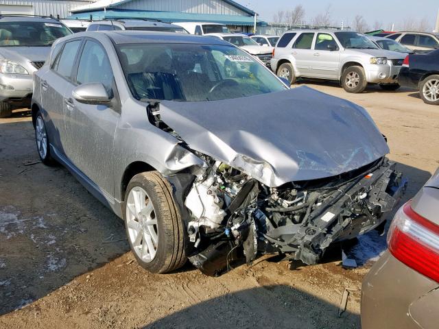 JM1BL1L50C1584900 - 2012 MAZDA 3 S GRAY photo 1