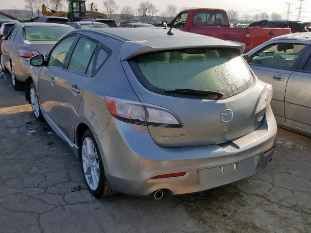 JM1BL1L50C1584900 - 2012 MAZDA 3 S GRAY photo 3