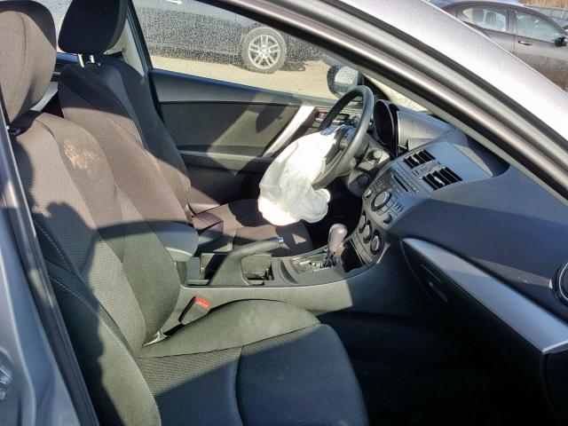 JM1BL1L50C1584900 - 2012 MAZDA 3 S GRAY photo 5