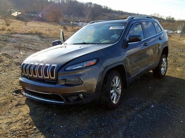 1C4PJMDS5EW212315 - 2014 JEEP CHEROKEE L CHARCOAL photo 2