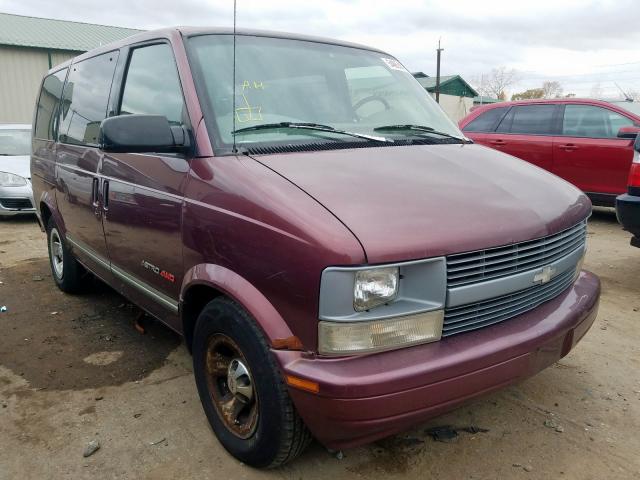 1GNEL19W0VB212734 - 1997 CHEVROLET ASTRO MAROON photo 1