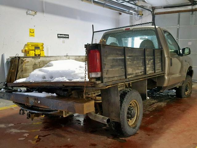 1FTSF31PX4EC72391 - 2004 FORD F350 SRW S TAN photo 4