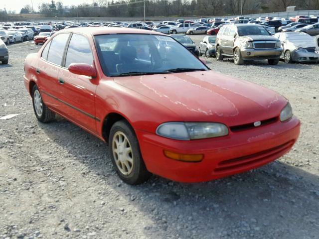 1Y1SK5361PZ024390 - 1993 GEO PRIZM BASE წითელი ფოტო 1