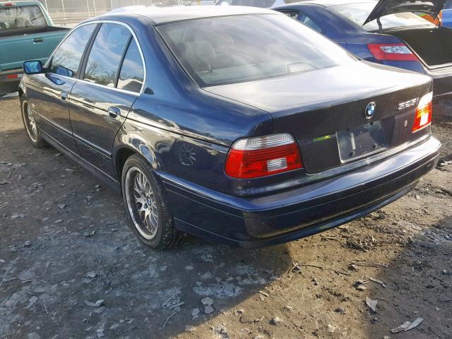 WBADT43453G030859 - 2003 BMW 525 I AUTO BLUE photo 3