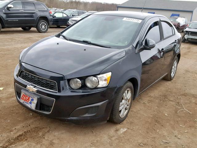 1G1JB5SH6C4113245 - 2012 CHEVROLET SONIC LS 黑色 照片 2