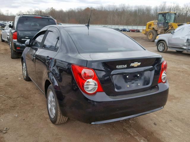 1G1JB5SH6C4113245 - 2012 CHEVROLET SONIC LS 黑色 照片 3